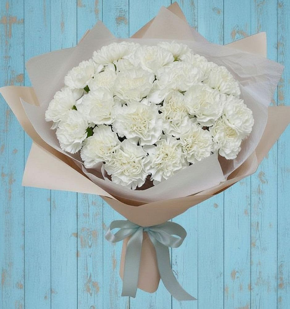 Букет цветов из: Гвоздики в Верх-Чебуле