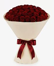 Букет 101 Бордовая роза Блэк Бакарра в Верх-Чебуле