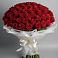 Букет 101 Красная роза Блэк Мэджик в Верх-Чебуле