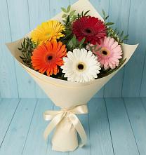Букет цветов из:  Герберы в Верх-Чебуле