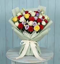 Букет цветов из:  Розы в Верх-Чебуле