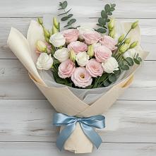 Букет цветов из:  Лизиантусы #REPLACE_PRED# Верх-Чебуле