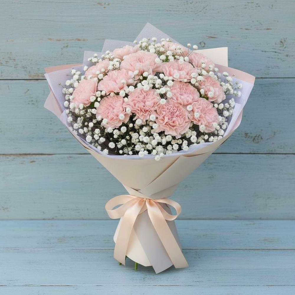 Букет цветов из: Гвоздики в Верх-Чебуле