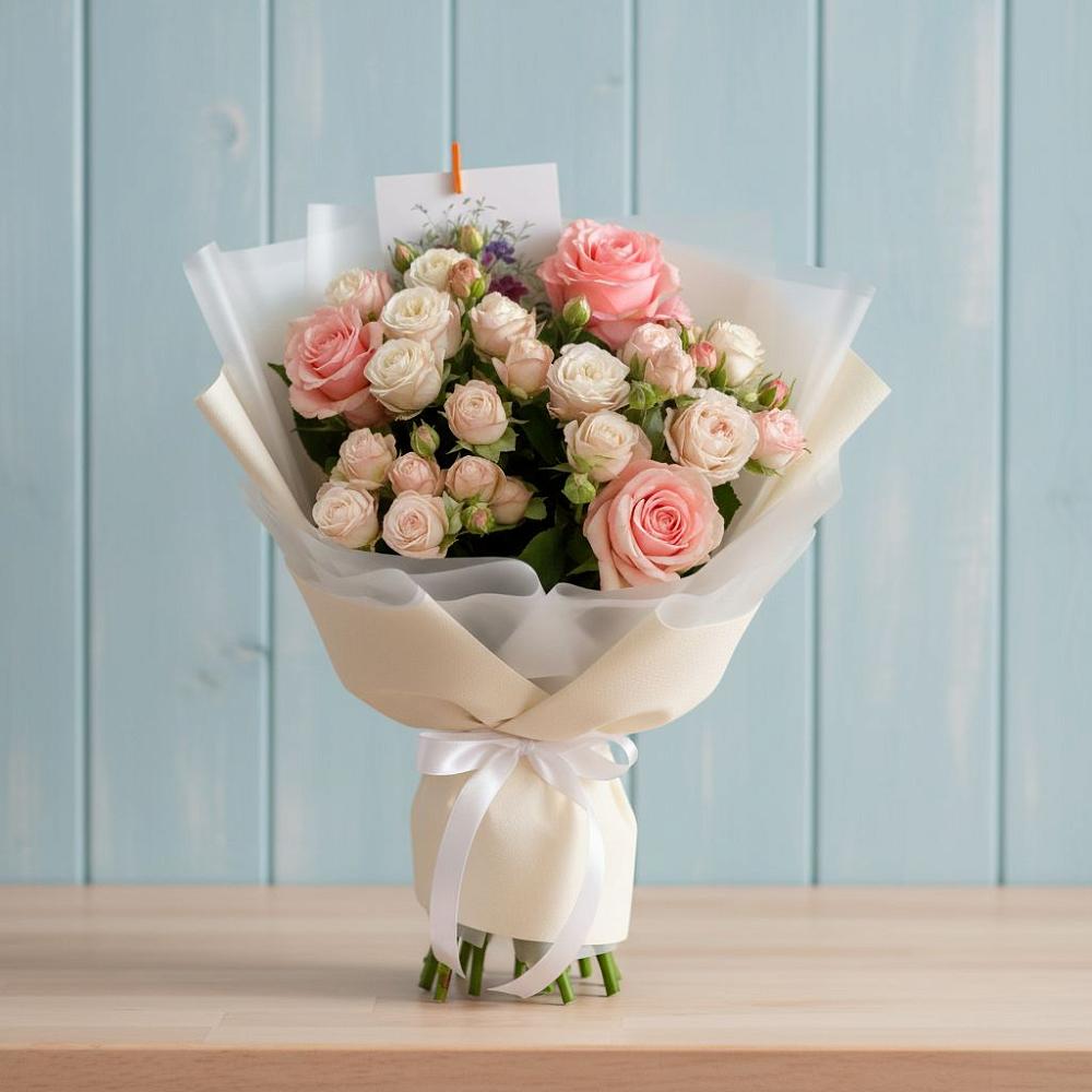 Букет цветов из: Розы в Верх-Чебуле