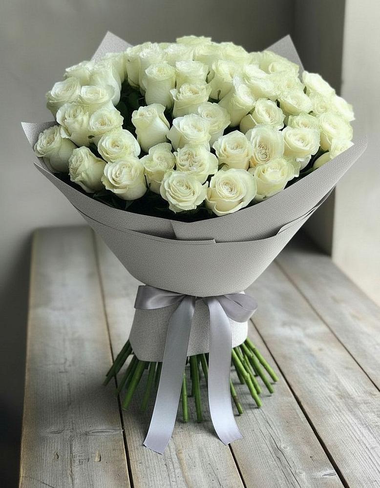 Букет 35 Белых роз в Верх-Чебуле