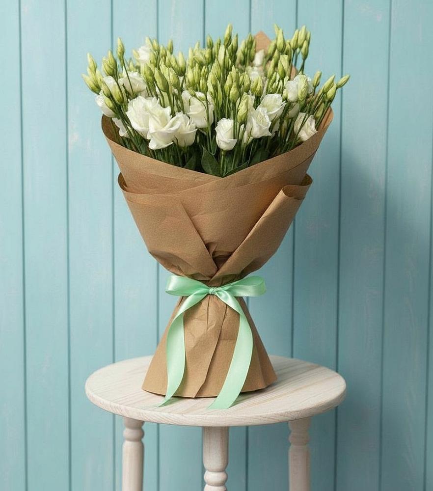 Букет цветов из: Лизиантусы в Верх-Чебуле