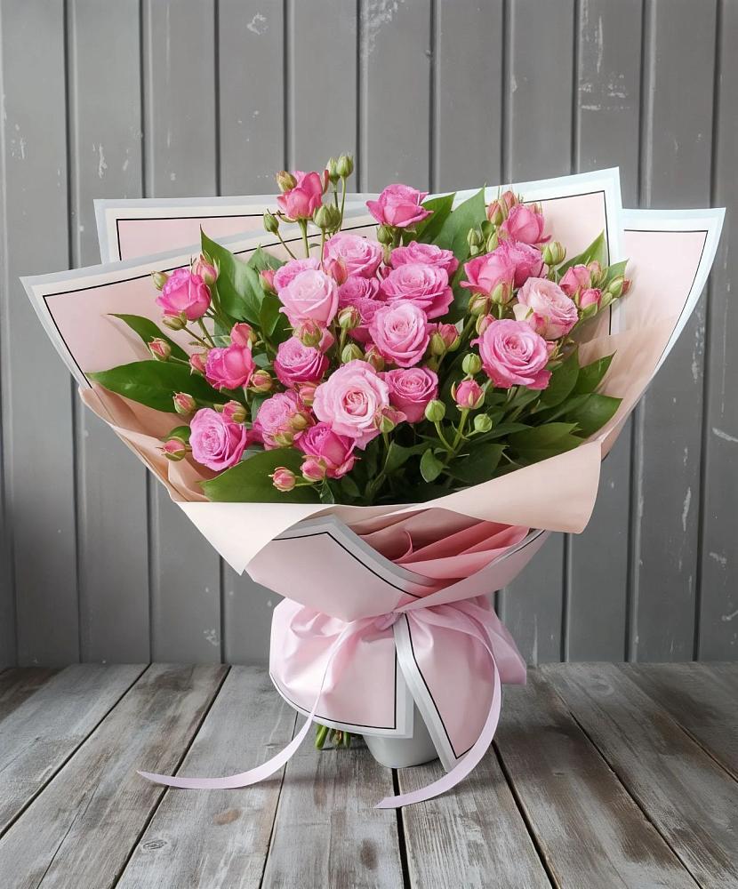 Букет Розовый кустик в Верх-Чебуле