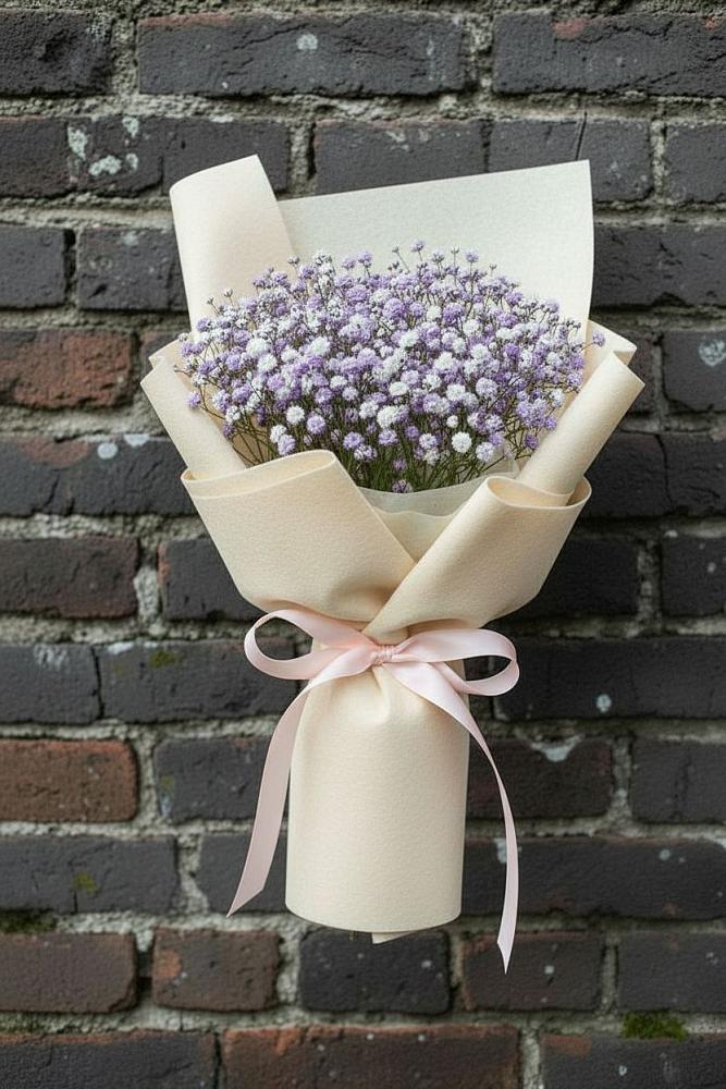 Букет цветов из: Гипсофила в Верх-Чебуле