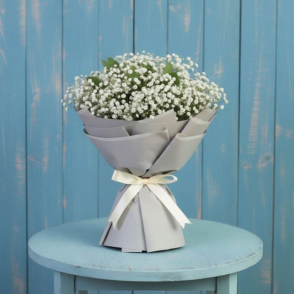 Букет цветов из: Гипсофила в Верх-Чебуле