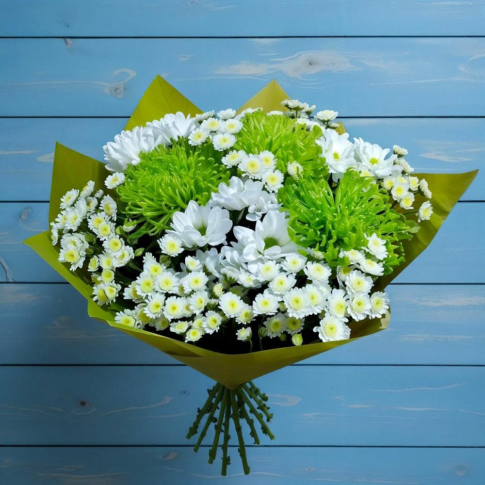 Букет цветов из: Хризантемы в Верх-Чебуле