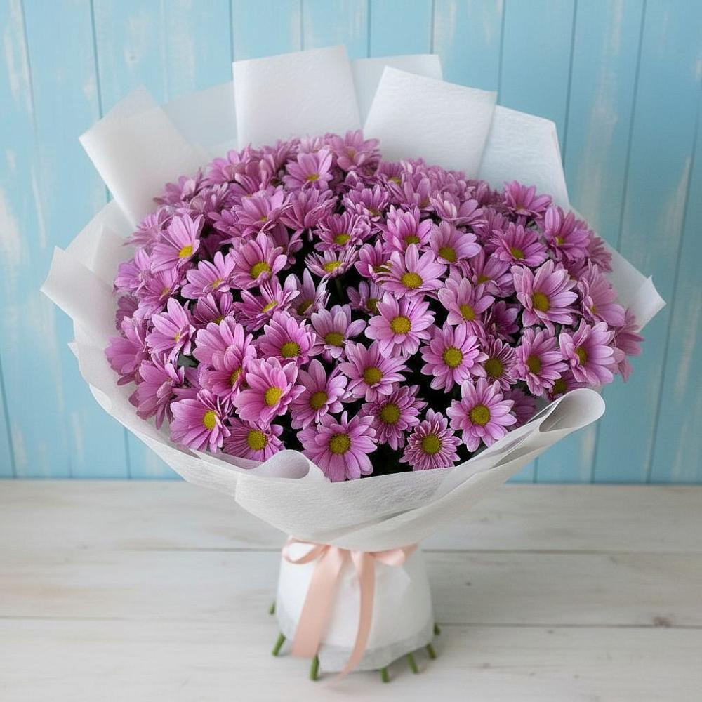 Букет цветов из: Хризантемы в Верх-Чебуле