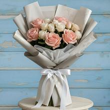 Букет цветов из:  Розы в Верх-Чебуле