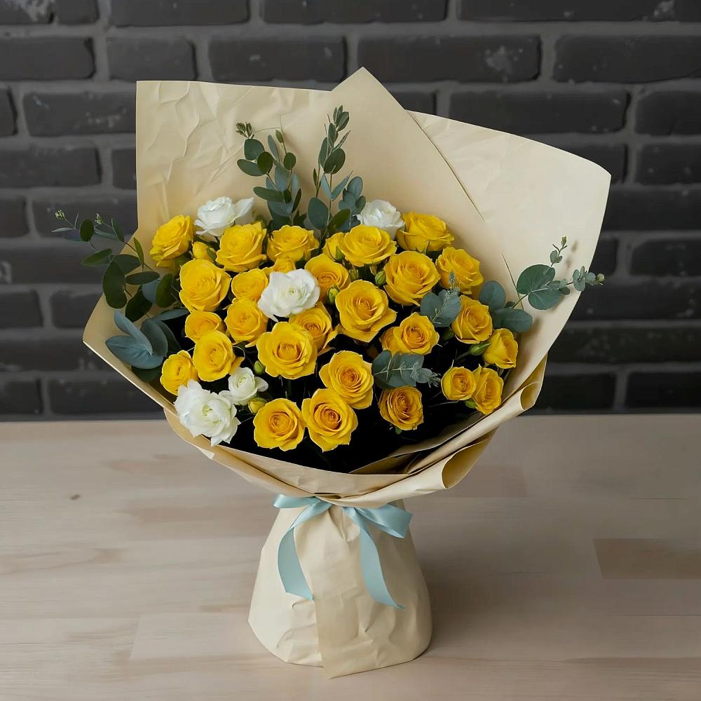 Букет цветов из: Розы в Верх-Чебуле