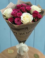 Букет цветов из:  Розы в Верх-Чебуле