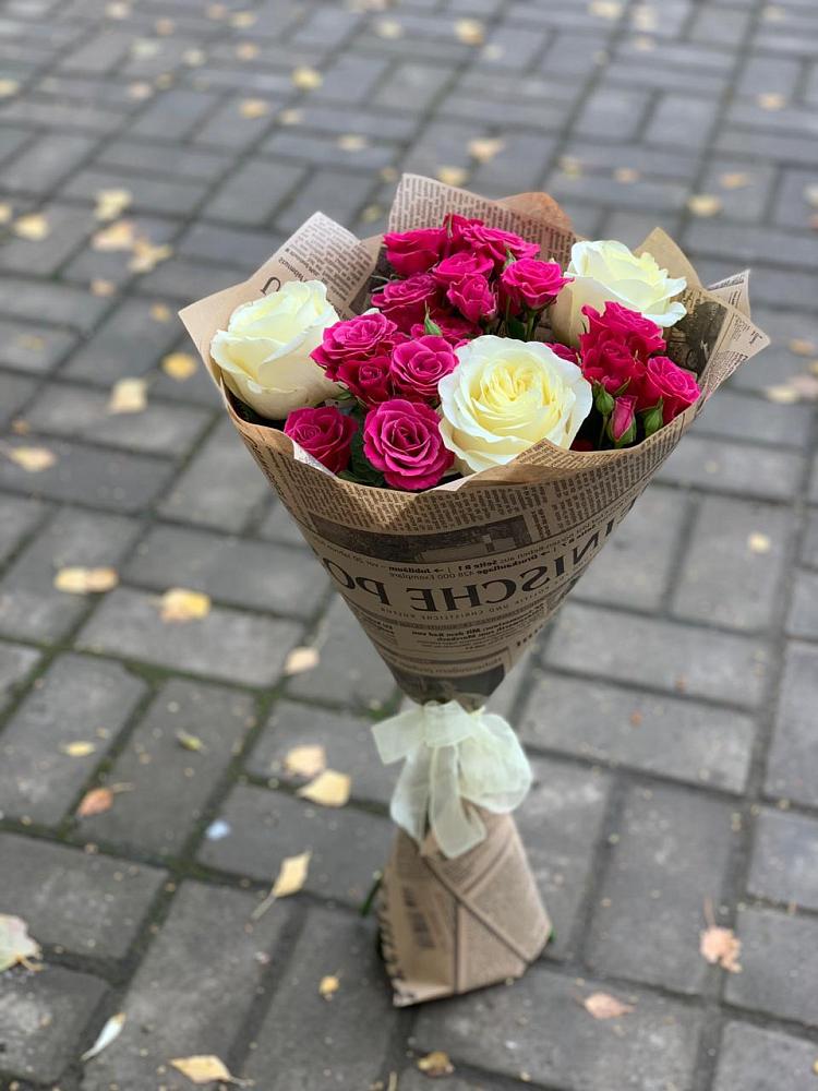 Букет цветов из: Розы в Верх-Чебуле