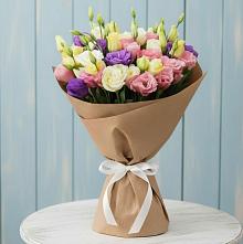 Букет цветов из:  Лизиантусы в Верх-Чебуле